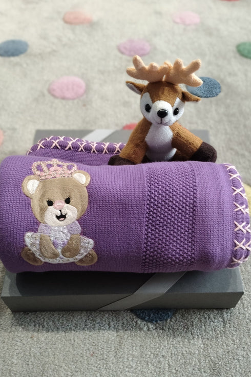 Baby Bear Princess | Personalized Baby Blanket