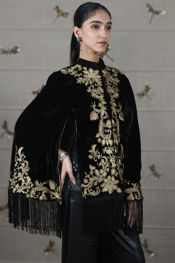Zari Damask Cape