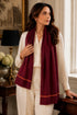 The Statement | Embroidered Fine Wool Silk Stole