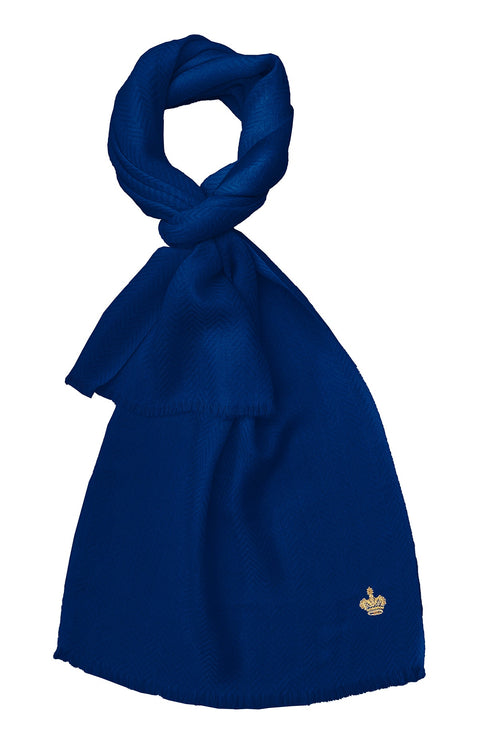 The Crown Herringbone Cashmere Personalized Muffler