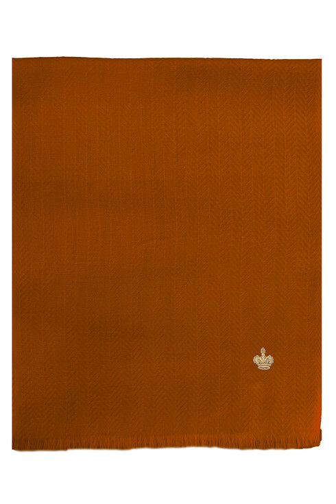 The Crown Herringbone Cashmere Personalized Muffler