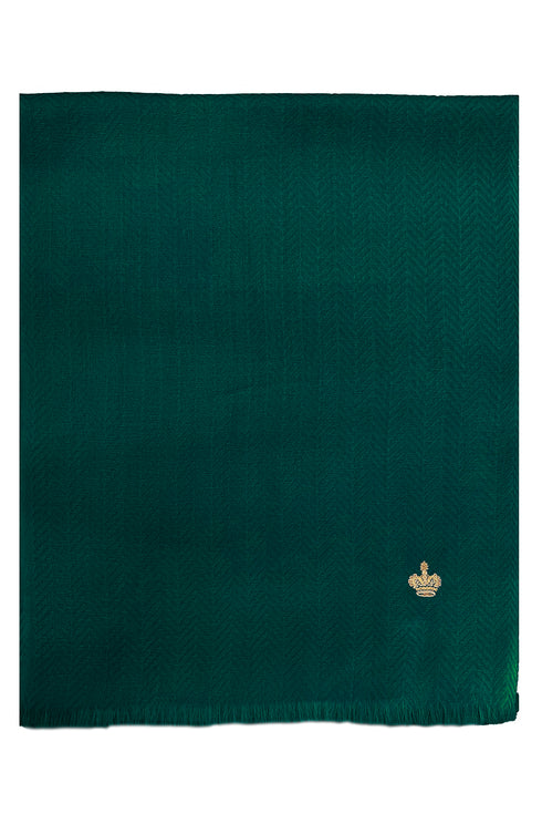 The Crown Herringbone Cashmere Personalized Muffler