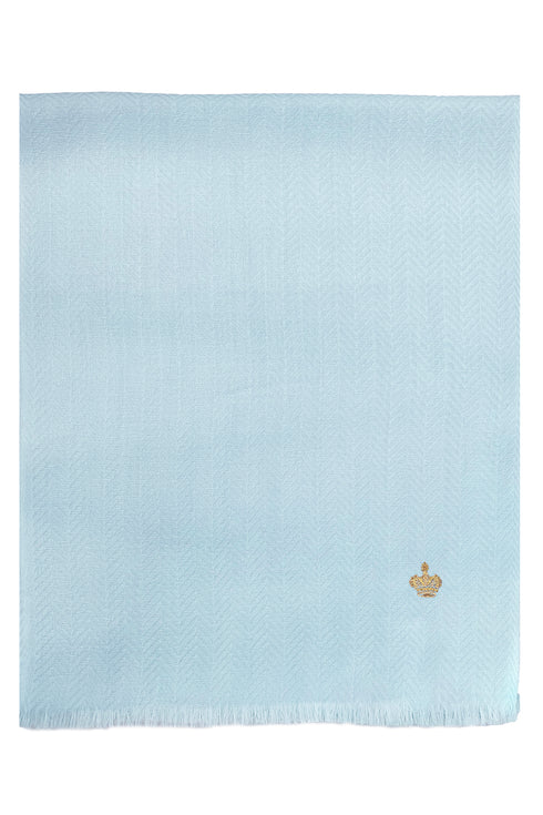 The Crown Herringbone Cashmere Personalized Muffler