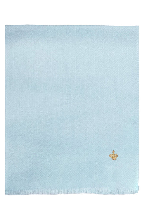 The Crown Herringbone Cashmere Personalized Muffler
