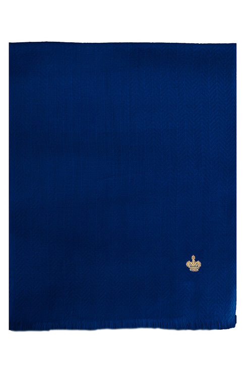 The Crown Herringbone Cashmere Personalized Muffler