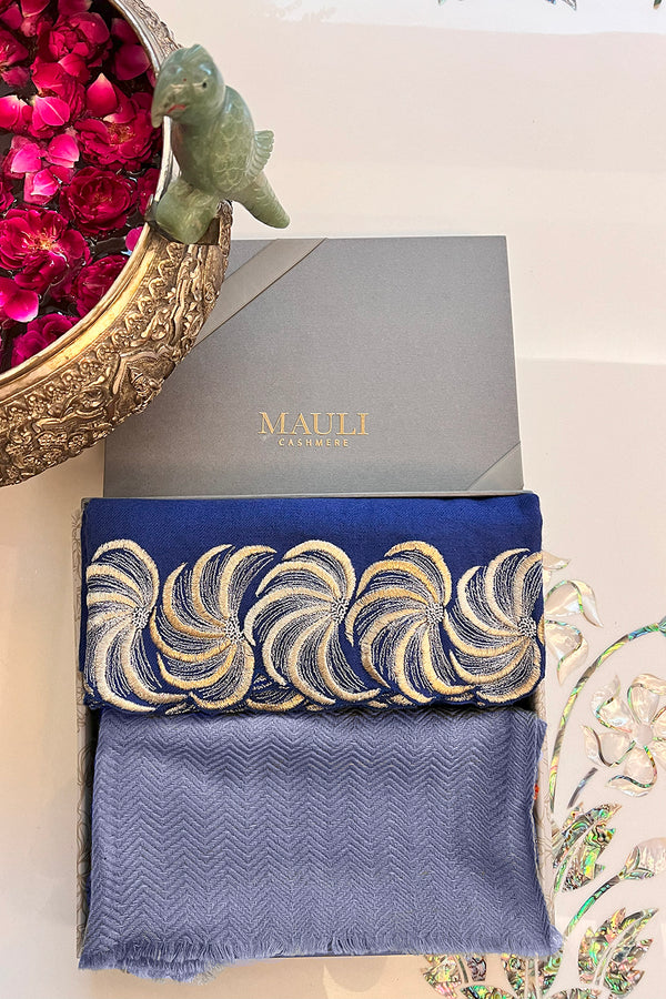 Celestial Waves | His & Her Scarf Gift Set