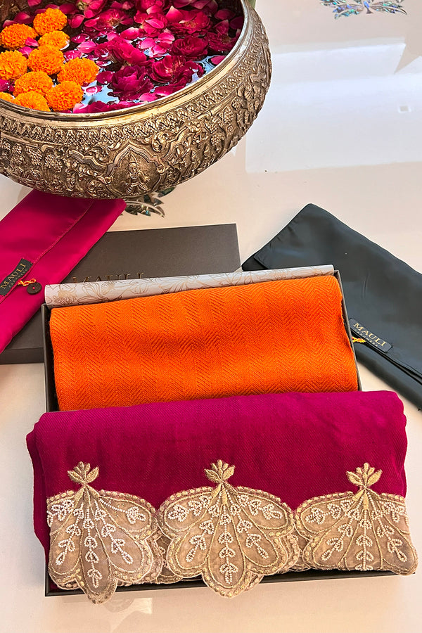 Flames of Romance | His & Her Scarf Gift Set