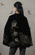 Mauli Velvet Dahlia Floral Cape
