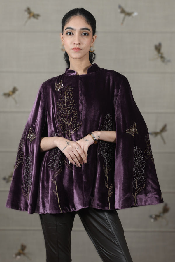 Mauli Velvet Lupine Flower Cape