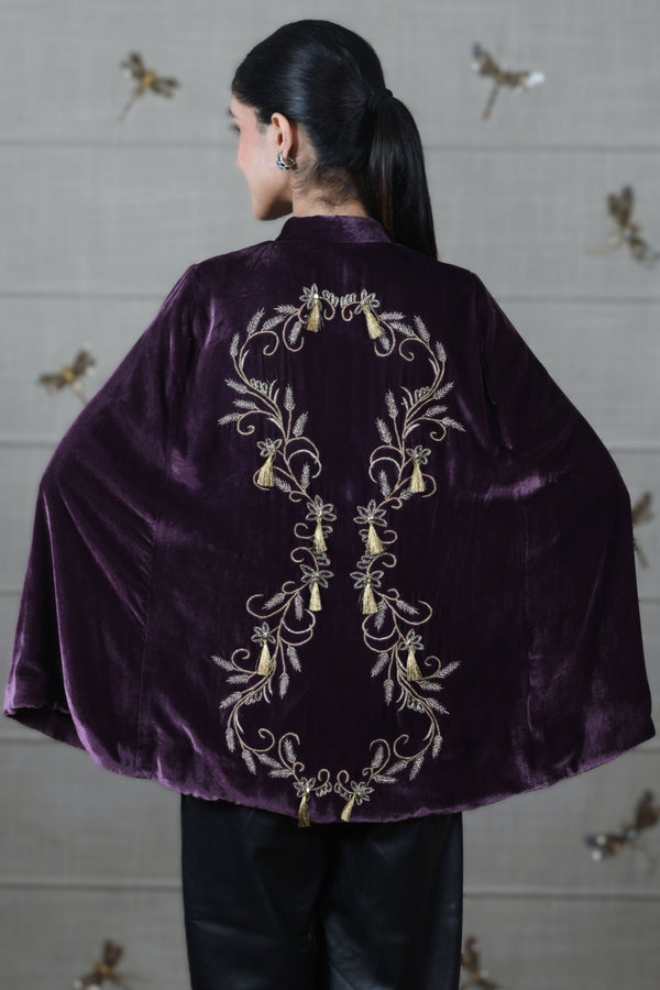 Mauli Royal Victorian Velvet Cape