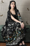 Mauli Gara Garden | Embroidered Merino Wool Stole