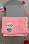 Baby Ele up in a Balloon | Personalized Baby Blanket