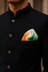 Tiranga Bloom | Pure Silk Pocket Square