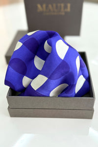 Retro Riviera | Pure Silk Pocket Square