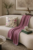 The Comfort Layer | Embroidered Cotton Knit Throw