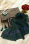 The Envoy | Embroidered Fine Wool Silk Stole with Handcrafted Rakhi