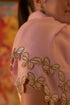 Shimmer Wings | Embroidered Wool Silk Stole