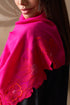 Magnolia Bloom | Embroidered Wool Silk Stole