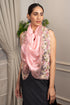 English Daisy | Embroidered Wool Silk Stole