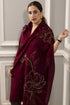 Peony Muse | Embroidered Wool Silk Stole