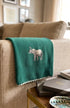 The Wise Elephant | Embroidered Cotton Knit Blanket
