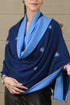 Reversible Lovenote| Embroidered Wool Silk Stole