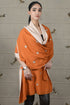 Reversible Lovenote| Embroidered Wool Silk Stole