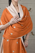 Reversible Lovenote| Embroidered Wool Silk Stole