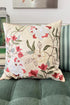 Bougainville Whisper | Embroidered Cushion Cover