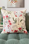 Bougainville Whisper | Embroidered Cushion Cover