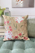 Bougainville Whisper | Embroidered Cushion Cover