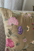 The Carnation Canvas | Embroidered Cushion Cover