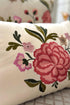 The Carnation Cadenza | Embroidered Cushion Cover