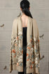 Mauli Wildflower Jaal | Embroidered Merino Wool Stole