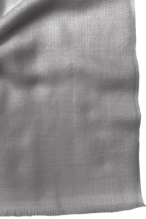Herringbone Merino Personalized Scarf