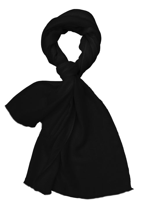 Herringbone Merino Personalized Scarf