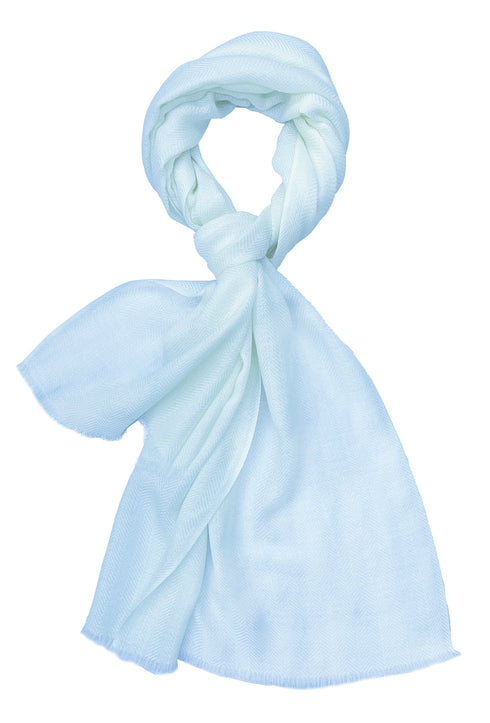 Herringbone Merino Personalized Scarf