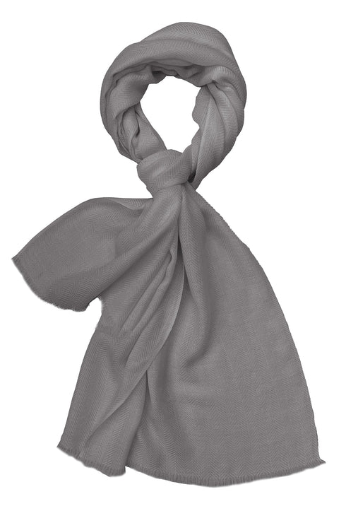 Herringbone Merino Personalized Scarf