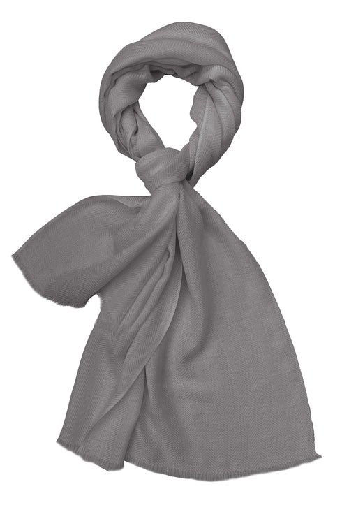 Herringbone Merino Personalized Scarf