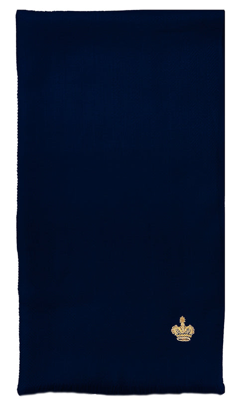 The Crown Herringbone Merino Personalized Scarf