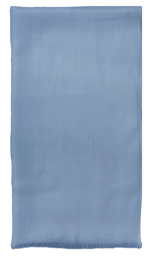 Herringbone Merino Personalized Scarf