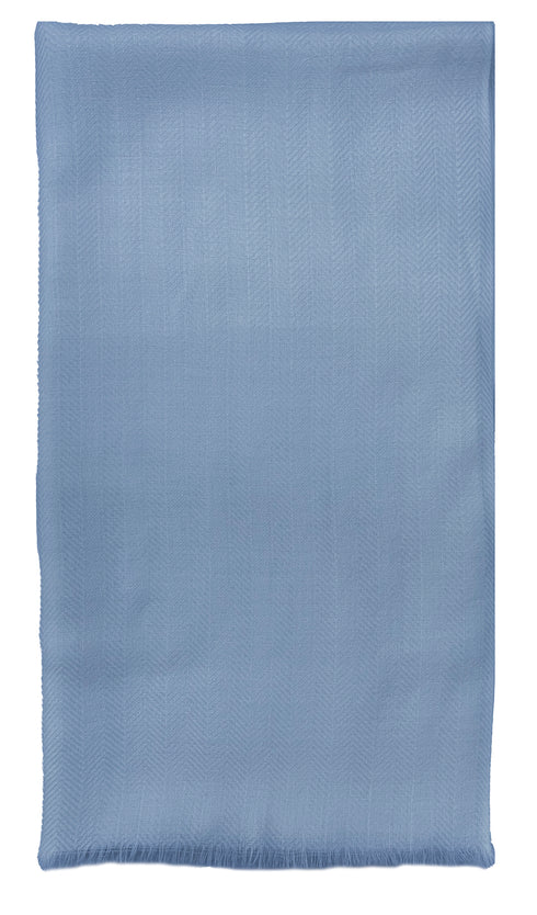 Herringbone Merino Personalized Scarf