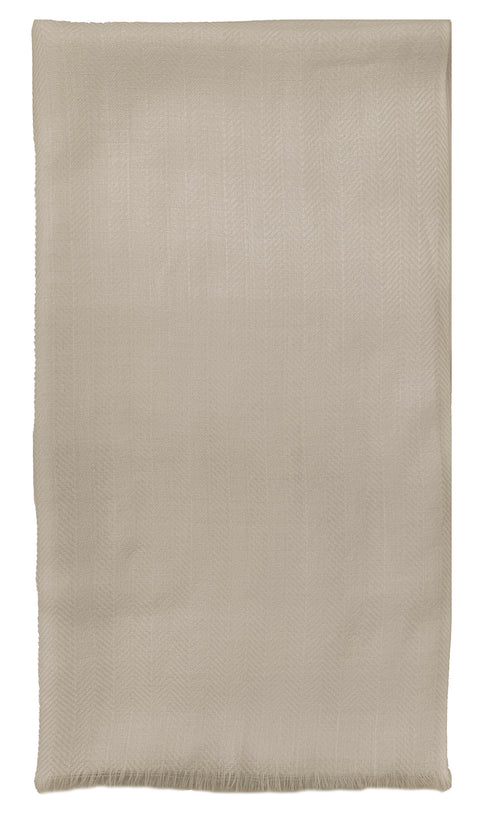 Herringbone Merino Personalized Scarf