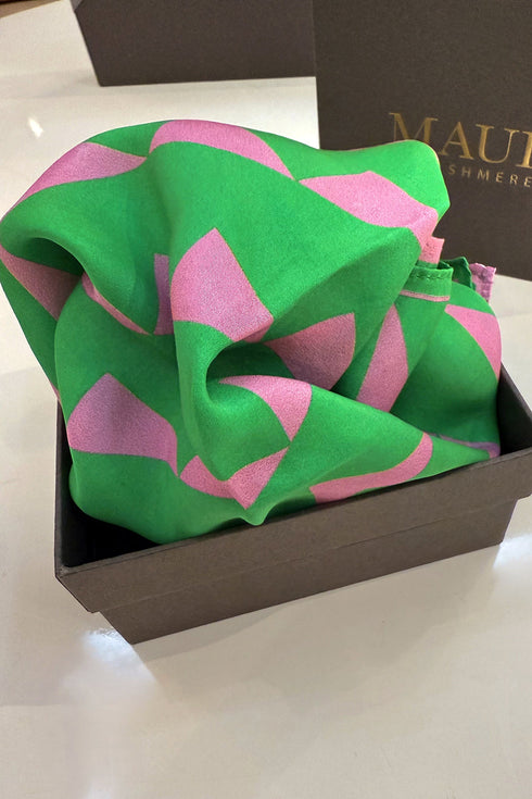 Monte Rosso | Pure Silk Pocket Square