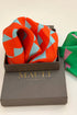 Monte Sole | Pure Silk Pocket Square with a Handmade Rakhi