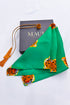 Roar Royale | Pure Silk Pocket Square with a Handmade Rakhi