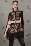 Zari Damask Cape