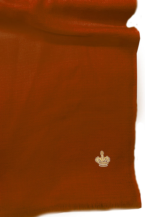 The Crown Diamond Weave Pure Cashmere Shawl