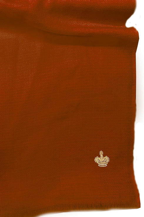 The Crown Diamond Weave Pure Cashmere Shawl