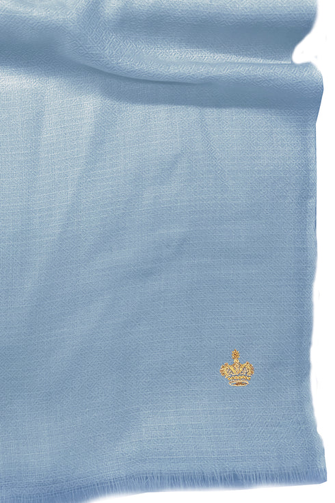 The Crown Diamond Weave Pure Cashmere Shawl
